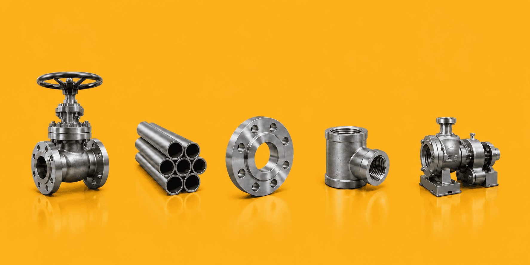 Industrial valves, pipe, flanges, fittings and mechanical equipment